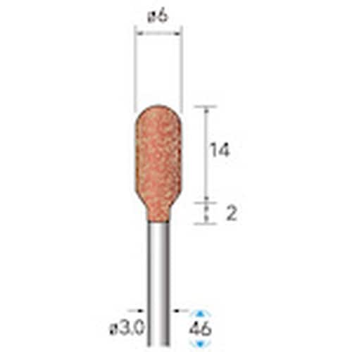 ナカニシ ハイパワーポリッシャー 10本入 円筒先