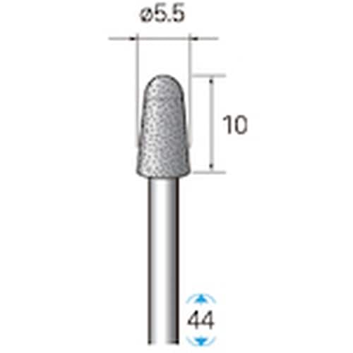 ナカニシ 天然ダイヤモンドバー テーパー先丸型 φ