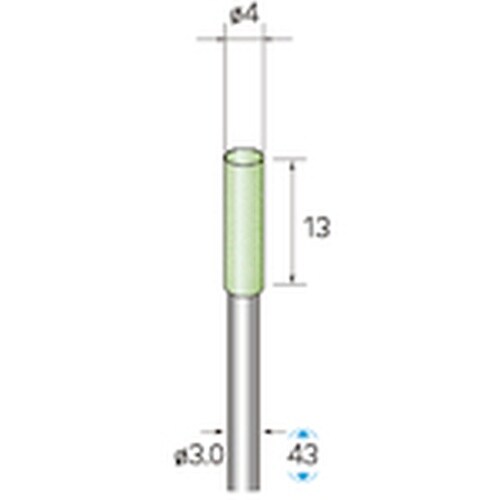 ナカニシ ダイヤハイパワーポリッシャー 3本入 円