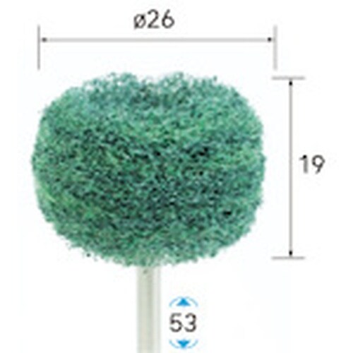 ナカニシ ファイバーサンダー 5本入 φ26×19