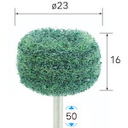 ナカニシ ファイバーサンダー 5本入 φ23×16