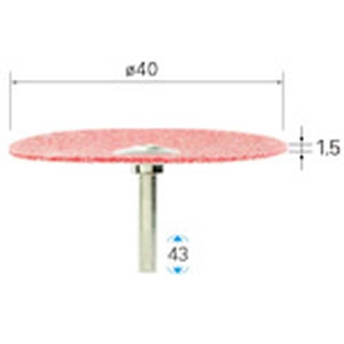 ナカニシ フレキシサンダー 5本入 φ40×1.5
