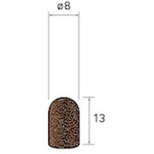 ナカニシ キャップサンダー 20個入 円筒先丸型