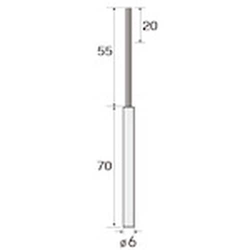 ナカニシ ダイヤモンドワイヤーツール 6本線 軸φ