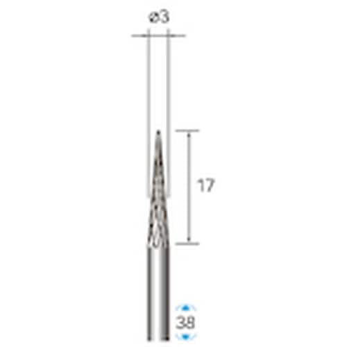 ナカニシ 超硬カッター セレクト15 テーパー型