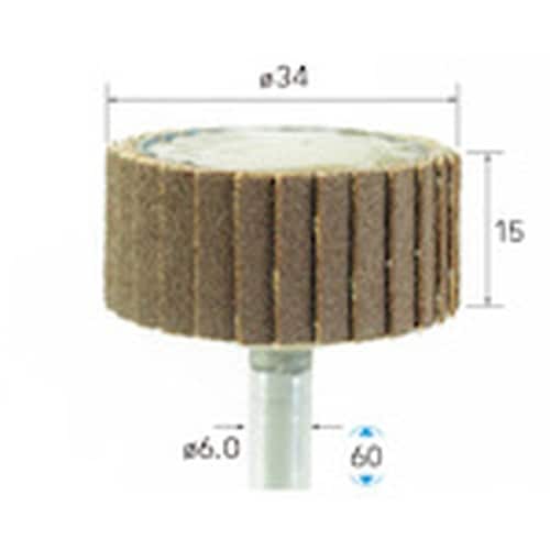 ナカニシ アラウンドフラップサンダー 3本入 φ3