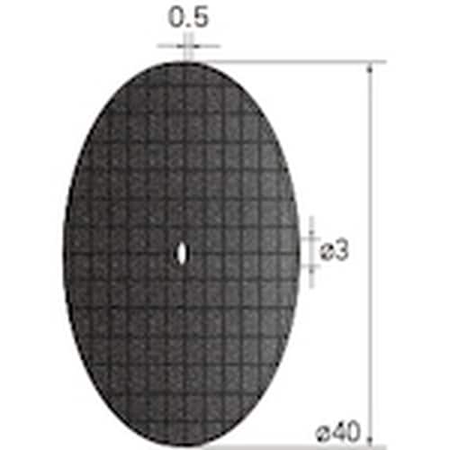 ナカニシ 切断砥石ディスク 10枚入 φ40×0.