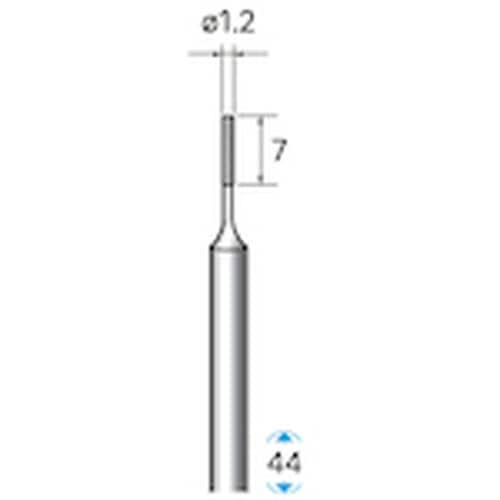 ナカニシ 天然ダイヤモンドバー 円筒型 φ1.2×