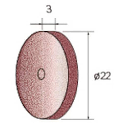 ナカニシ ハイパワーホイールゴム砥石 10枚入 φ