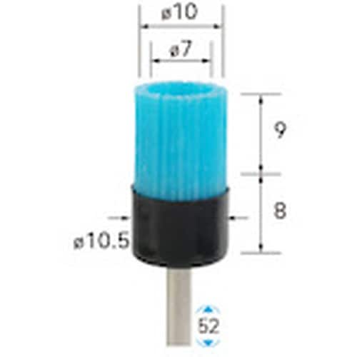 ナカニシ セラミックファイバーブラシ カップ φ1