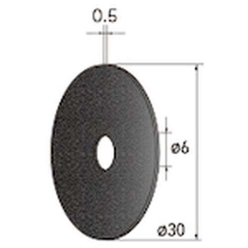 ナカニシ 切断砥石ディスク 10枚入 φ30×0.