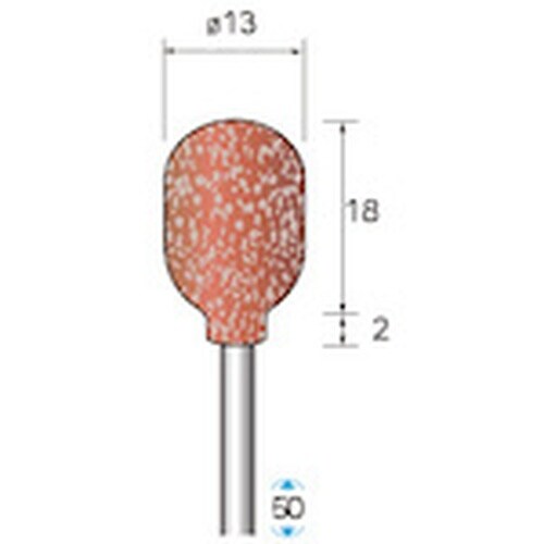 ナカニシ ハイパワーポリッシャー 10本入 円筒先