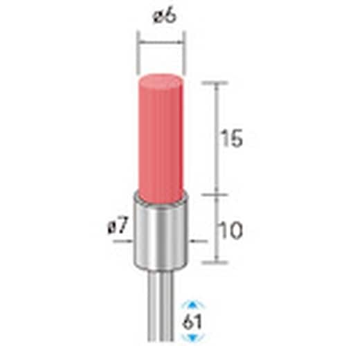 ナカニシ セラミックファイバーブラシ エンド型 φ