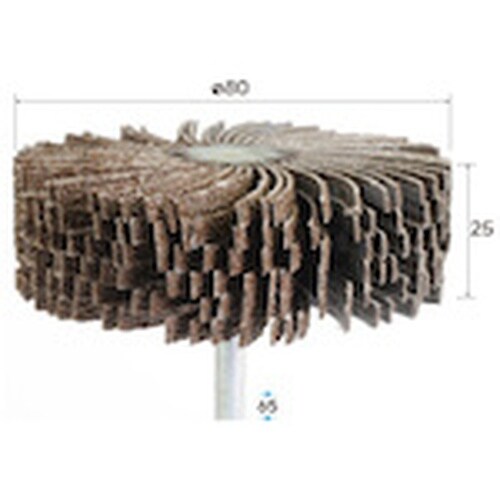 ナカニシ スリットフラップサンダー 2本入 φ80