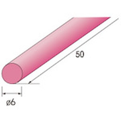 ナカニシ セラファイバー砥石 丸型 φ6×50 #