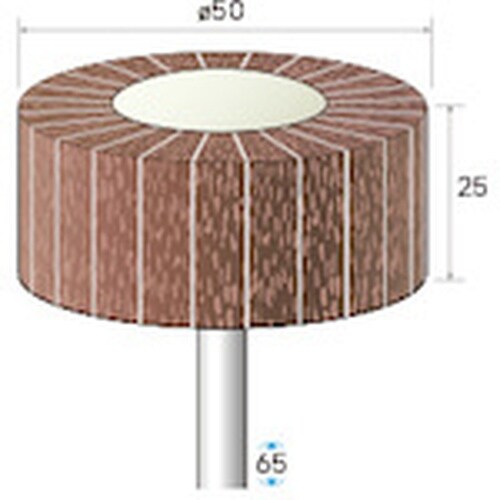 ナカニシ 研磨布不織布サンダー 2本入 φ50×2