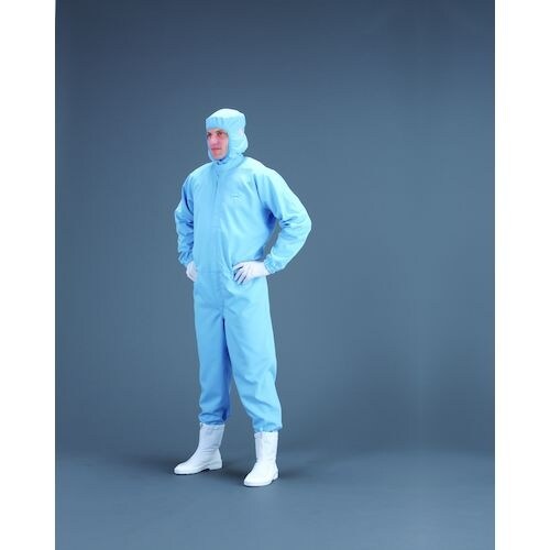 MAX CLEAN クリーンスーツ ブルー 5Lサ