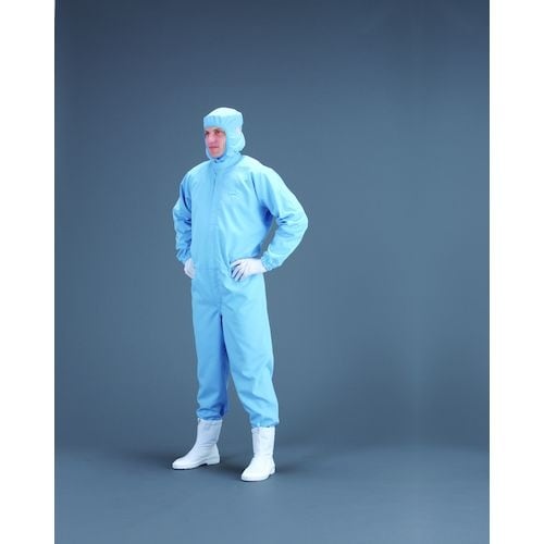 MAX CLEAN クリーンスーツ ブルー Sサイ