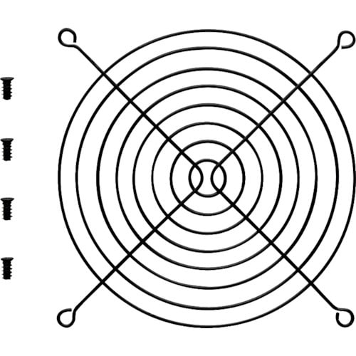 Owltech 14cm角ファン用ファンガード 2