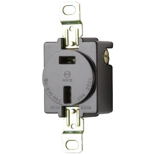 明工 機器用2P 20A 埋込コンセント P:83