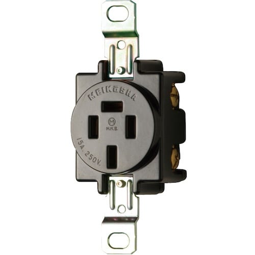 明工 機器用接地3P 15A 埋込コンセント P: