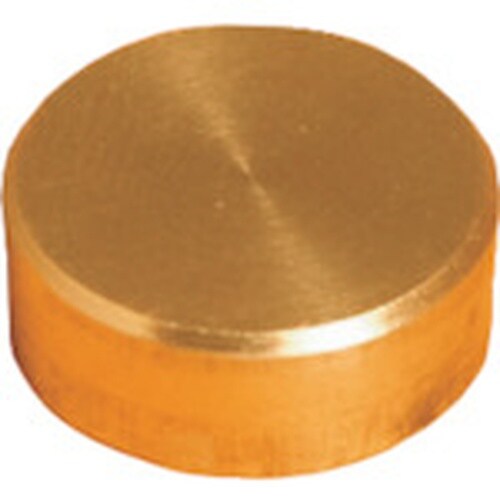 ダンドリビス 太鼓鋲風ネジキャップ 生地 丸平4個