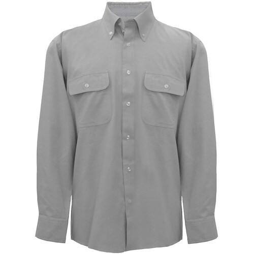 TEAGLES ボタンダウンダンガリー長袖シャツ