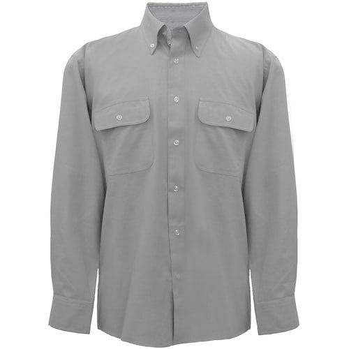 TEAGLES ボタンダウンダンガリー長袖シャツ