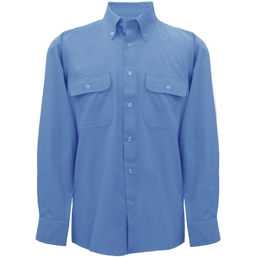 TEAGLES ボタンダウンダンガリー長袖シャツ