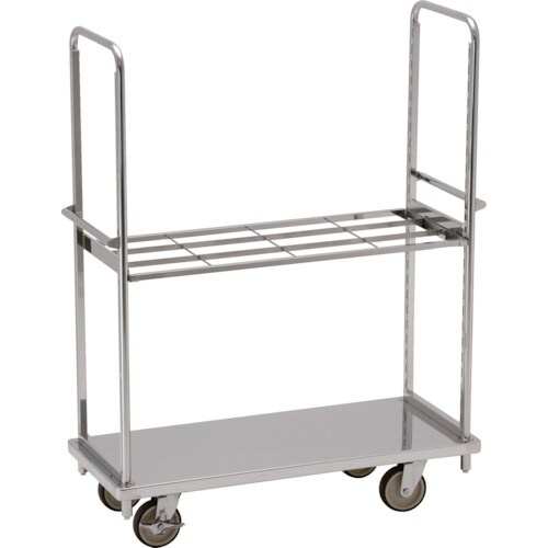 テックサス オールステンレス棚台車 1220×50