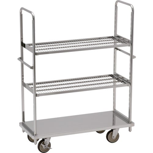 テックサス オールステンレス棚台車 1220×50