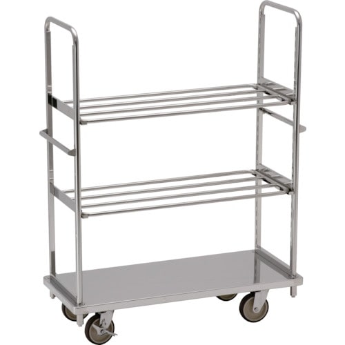 テックサス オールステンレス棚台車 1220×50