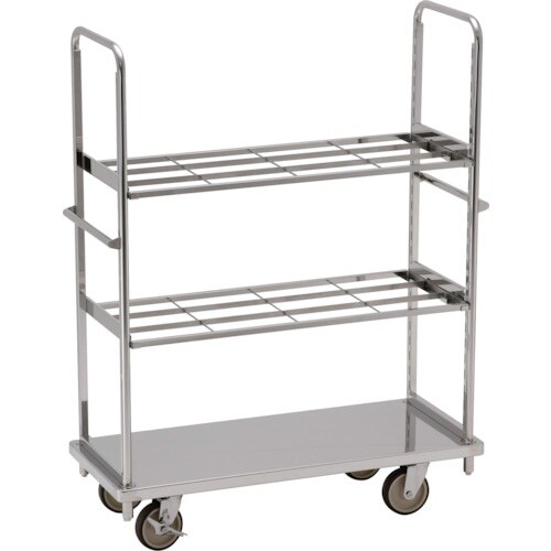 テックサス オールステンレス棚台車 1220×50