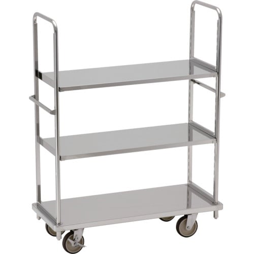テックサス オールステンレス棚台車 1220×50