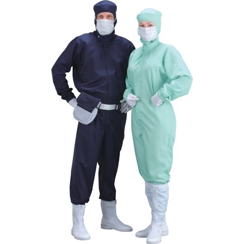 MAX CLEAN クリーンスーツ ピンク Lサイ