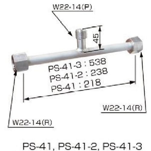 YAMATO T字管 ステンレスタイプ PS−4