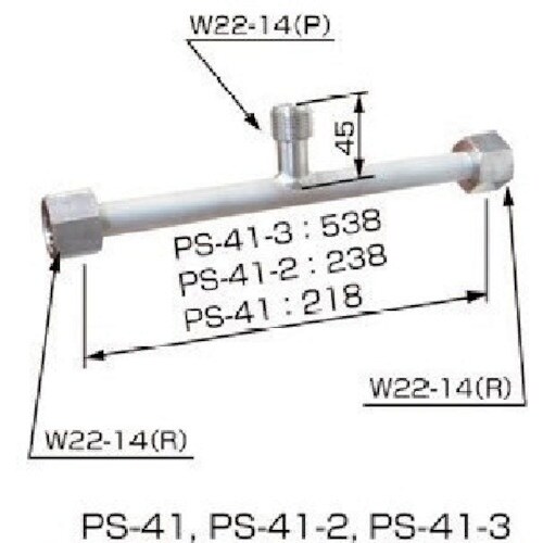 YAMATO T字管 ステンレスタイプ PS−4