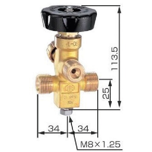 YAMATO ネックバルブ 真鍮製 V1−06