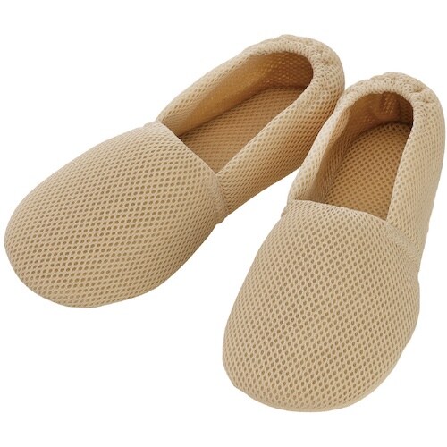 あゆみ 内履き エスパドメッシュ ベージュ M(2