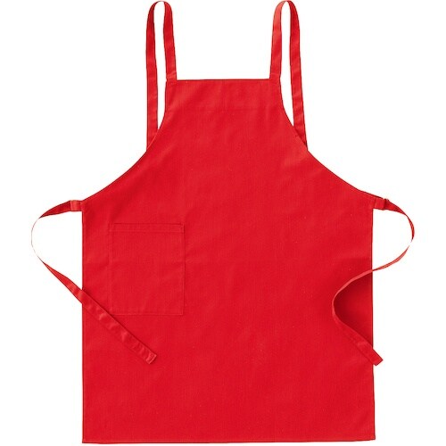 クロダルマ エプロン レッド フリーサイズ