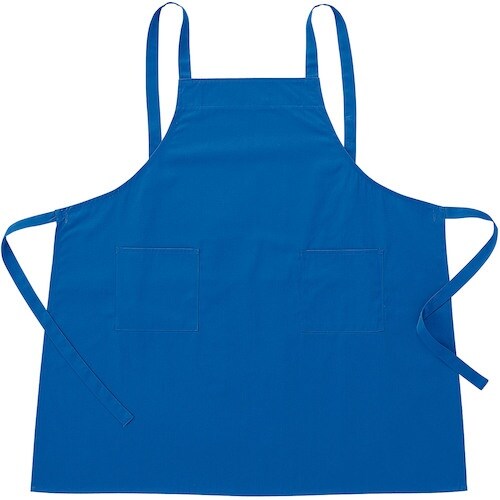 クロダルマ エプロン ブルー フリーサイズ