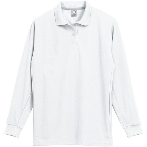 クロダルマ レディース長袖ポロシャツ(脇スリット)