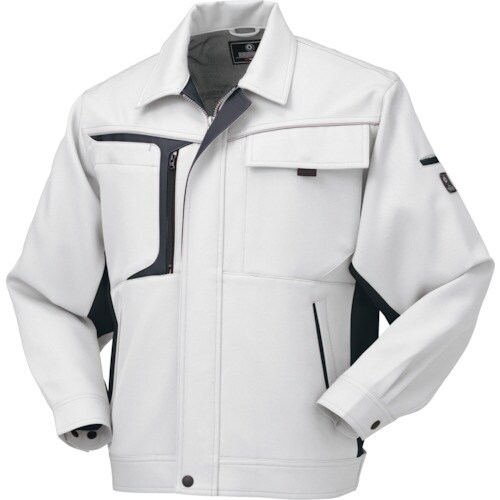 クロダルマ 長袖ジャンパー シルバー 3L