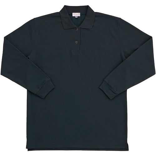 クロダルマ レディース長袖ポロシャツ ブラック