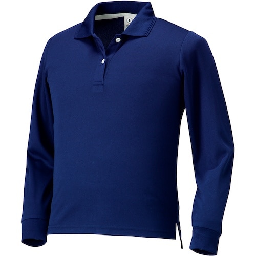 クロダルマ レディース長袖ポロシャツ(脇スリット)