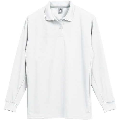 クロダルマ レディース長袖ポロシャツ(脇スリット)