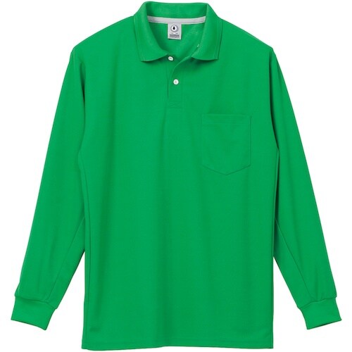 クロダルマ 長袖ポロシャツ グリーン M