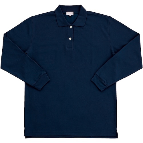 クロダルマ レディース長袖ポロシャツ ネイビー