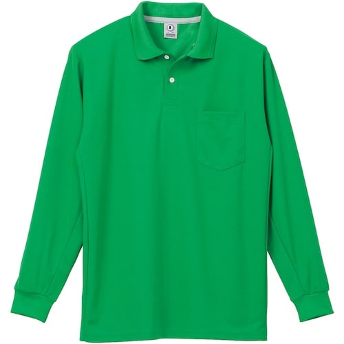 クロダルマ 長袖ポロシャツ グリーン 5