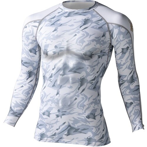 自重堂 ロングスリーブ ホワイトカモフラ EL